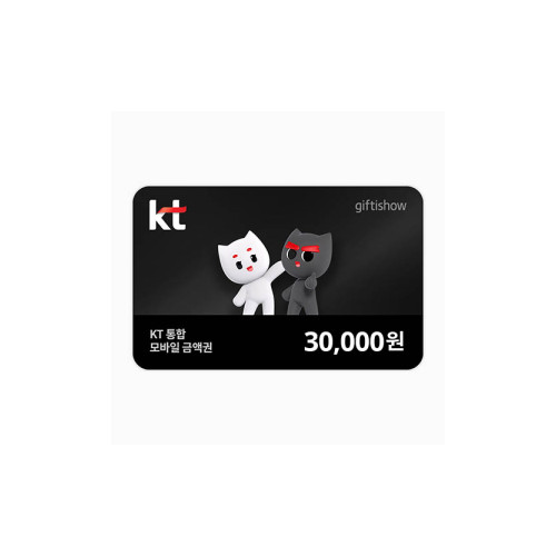 kt통합상품권 3만원권